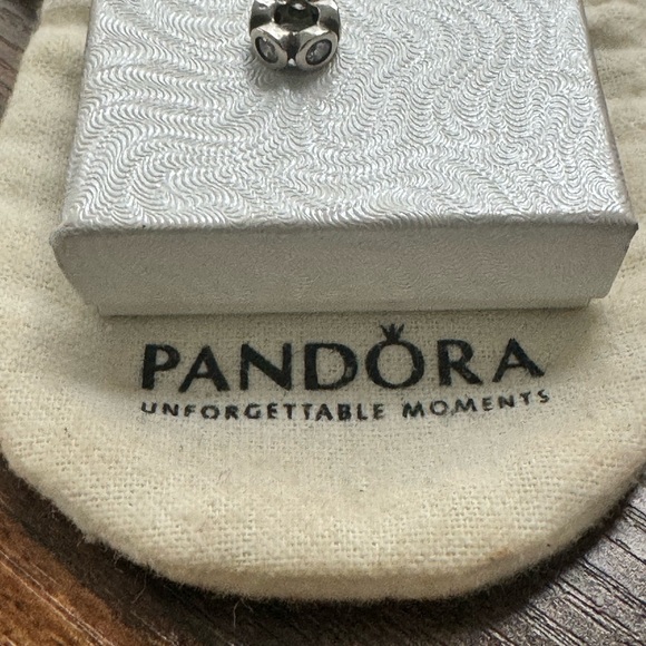 EUC Authentic Pandora CZ Spacer Charm (1 of 2) - Picture 4 of 5